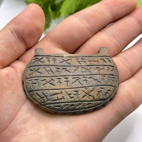 Lovely Authentic Ancient Old Stone Amulet Pendent… - image 2