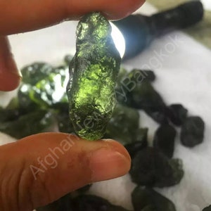 100% Natural Certified Moldavite/ Genuine Moldavite From Czech Republic/ Raw Moldavite Tektite/ Authentic Moldavite/ Czech Moldavite