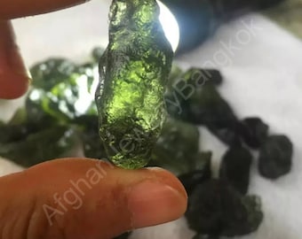 100% Natural Certified Moldavite/ Genuine Moldavite From Czech Republic/ Raw Moldavite Tektite/ Authentic Moldavite/ Czech Moldavite