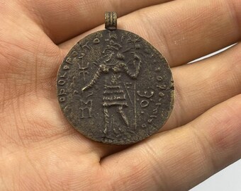 古代ローマの青銅貨：女王インタリオ - Etsy 日本