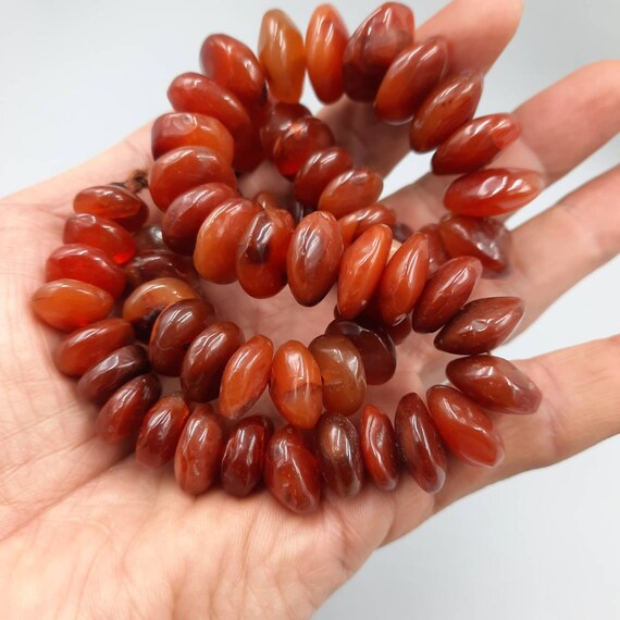 Lovely Authentic Ancient Old African Carnelian Ag… - image 2