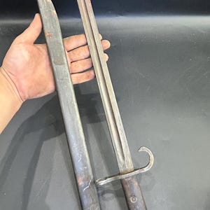 Lovely Unique Ancient Wonderful Bronze Excellent Big Sword With Rare Cover Great Antiques Collection