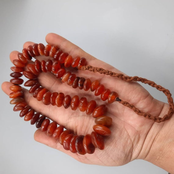 Lovely Authentic Ancient Old African Carnelian Ag… - image 3