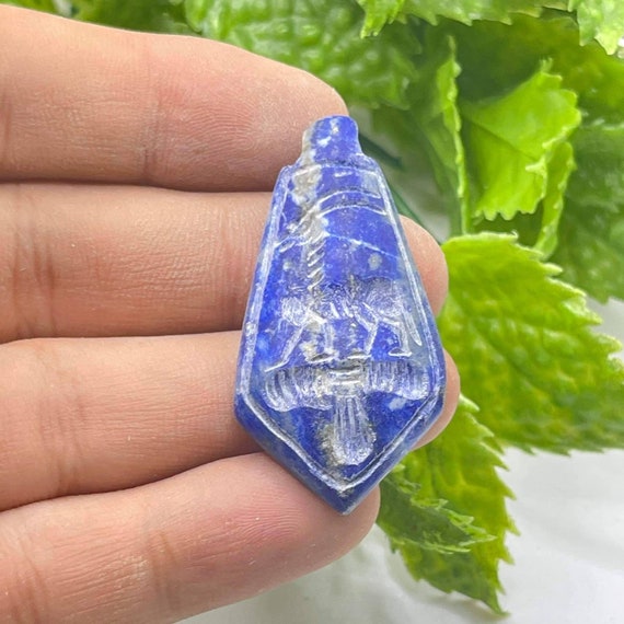 Sassanian Ancient Old Lapis Lazuli Stone Animal I… - image 1