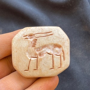 Super antiche incisioni di animali del Vicino Oriente, rari, eccellenti, adorabili, con sigillo e amuleto