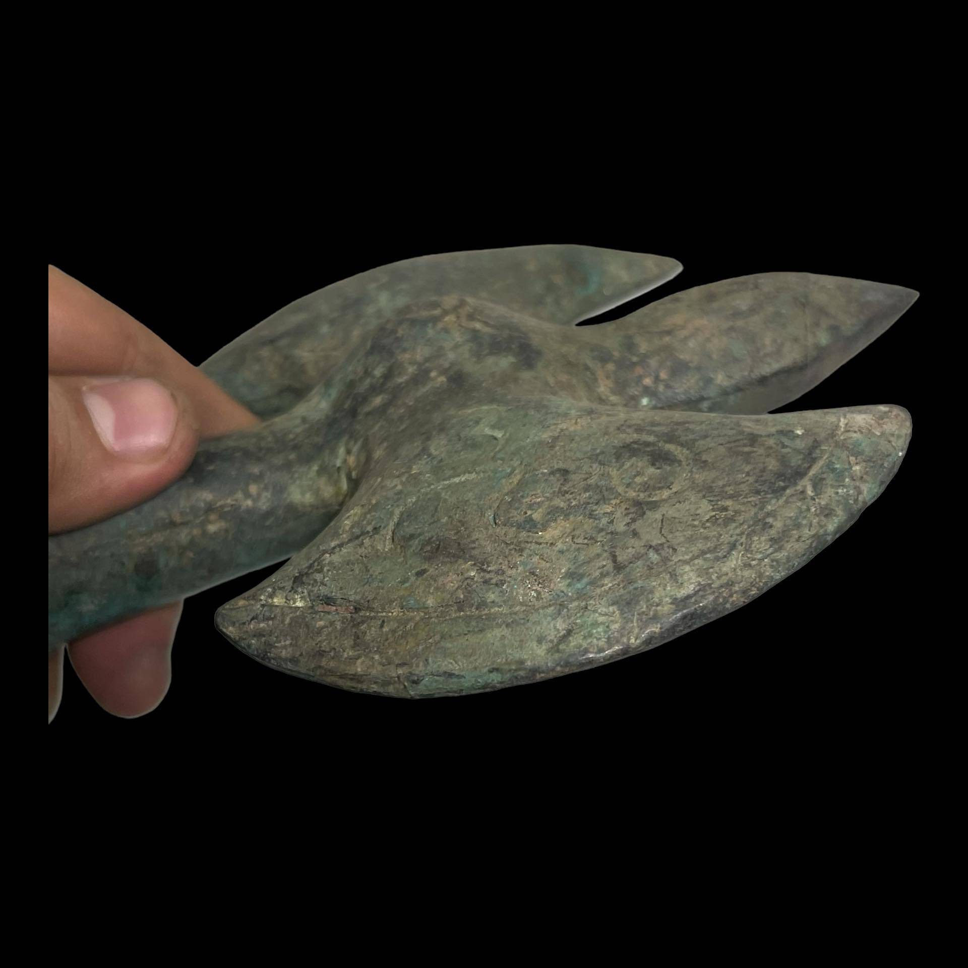 Ancient Roman Bronze Axe: Rare Artifact - Etsy