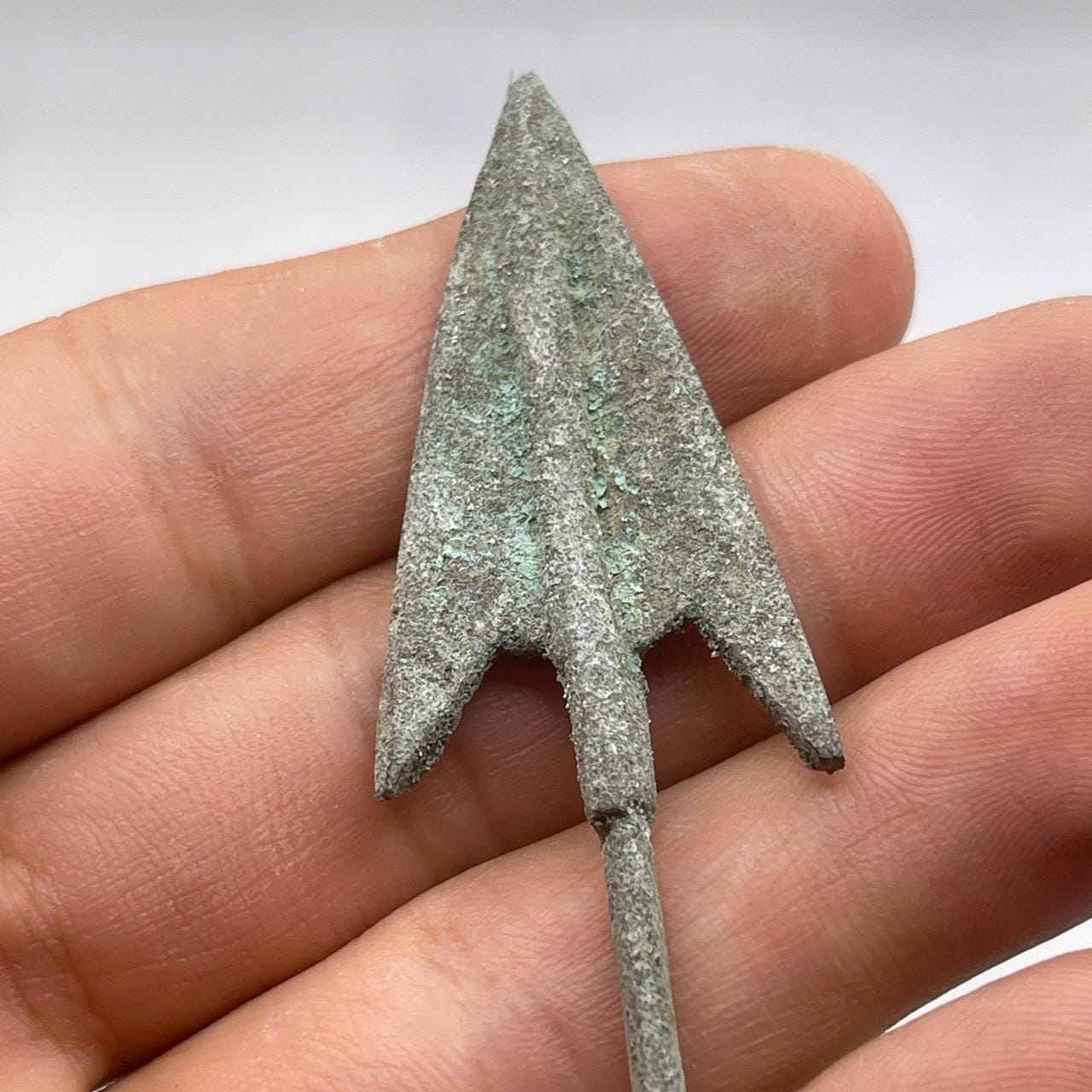 Ancient Roman Bronze Arrowhead: Rare War Relic - Etsy
