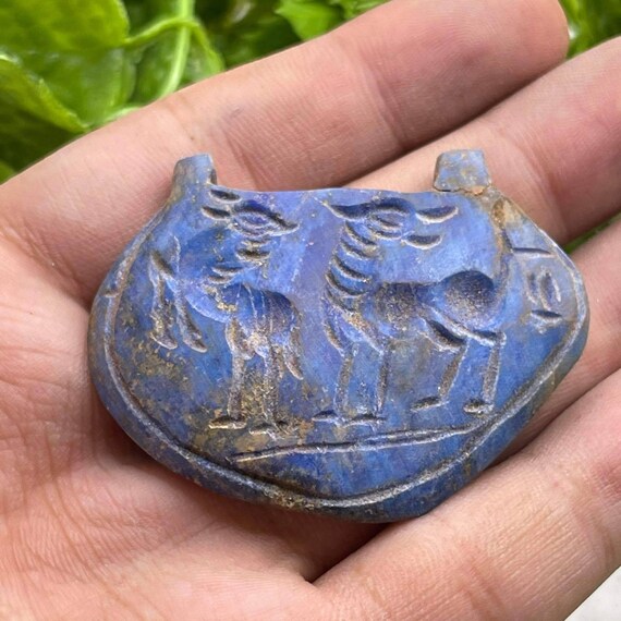 Lovely Ancient Sassanian Old Lapis Lazuli Stone 2… - image 2