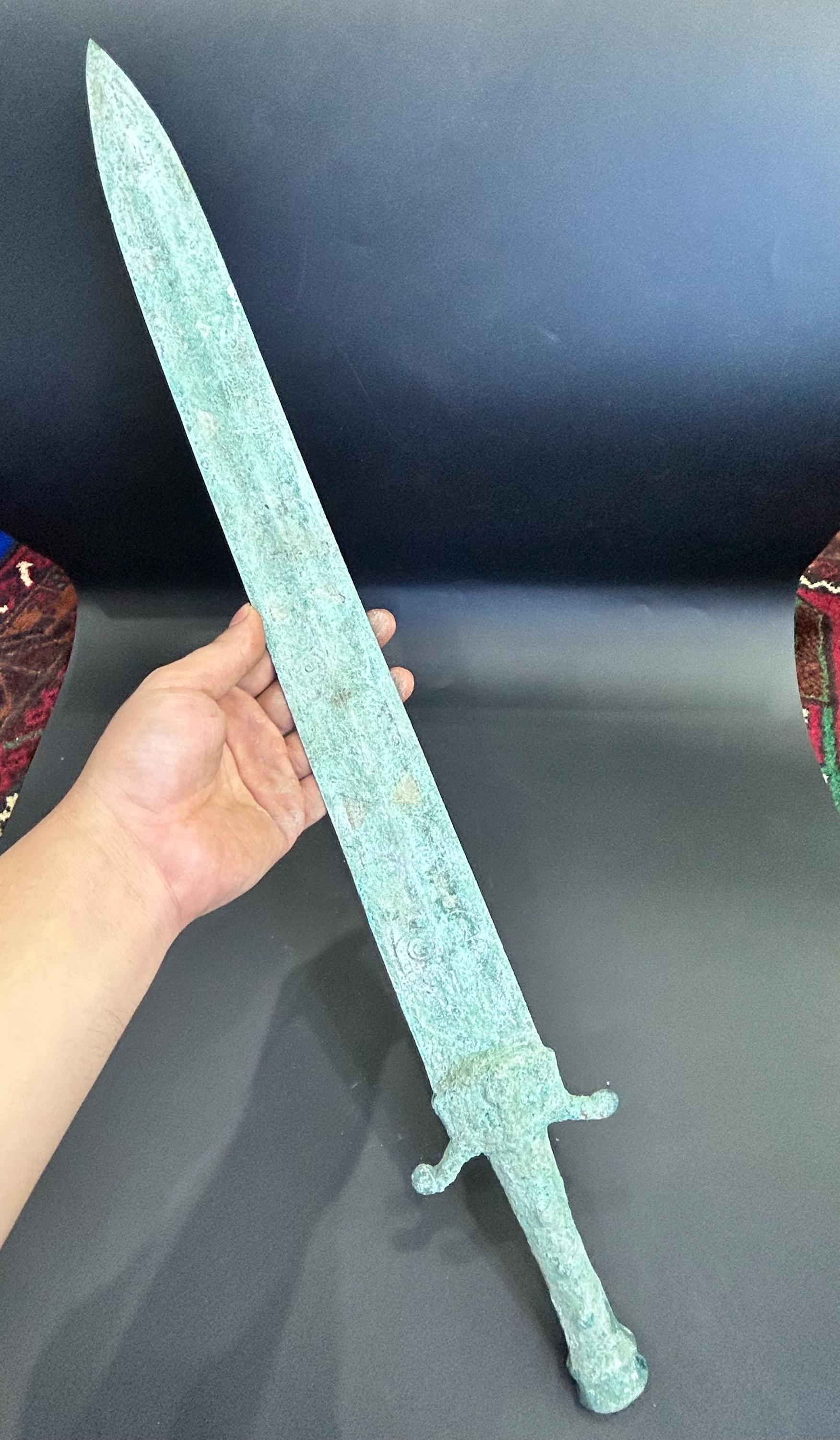 青銅剣 サイズ65.3cm 重量998g 青銅剣 サイズ65.3cm 重量998g 青銅剣 サイズ65.3cm 重量998g 青銅剣