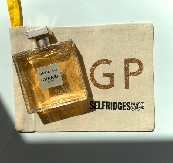 engraved chanel perfume bottle