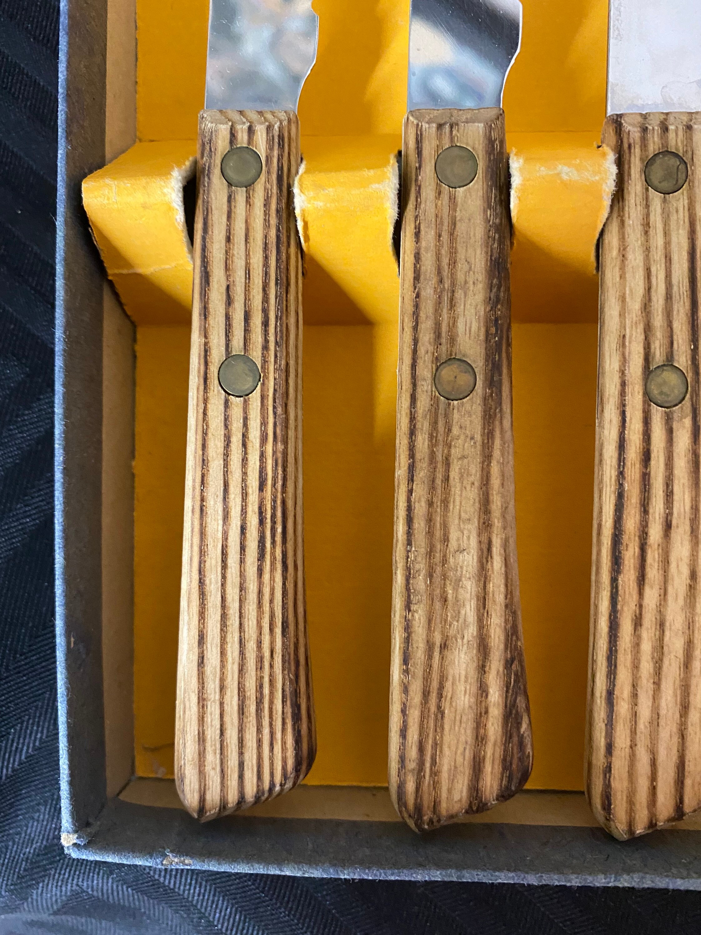 Washington Steak Knife Set original box vintage Etsy