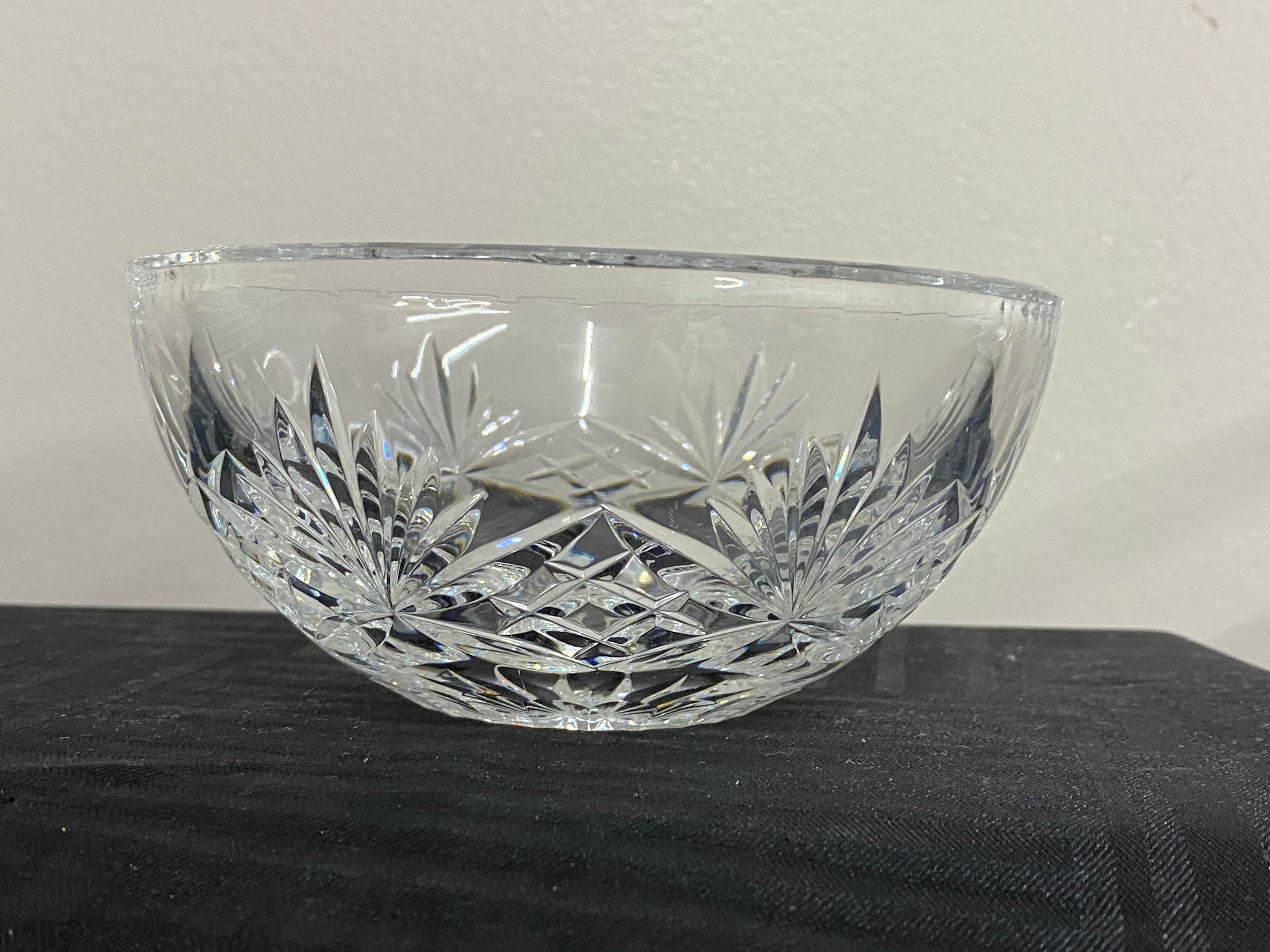 Rogaska Lead Crystal Bowl Richmond Pattern Etsy