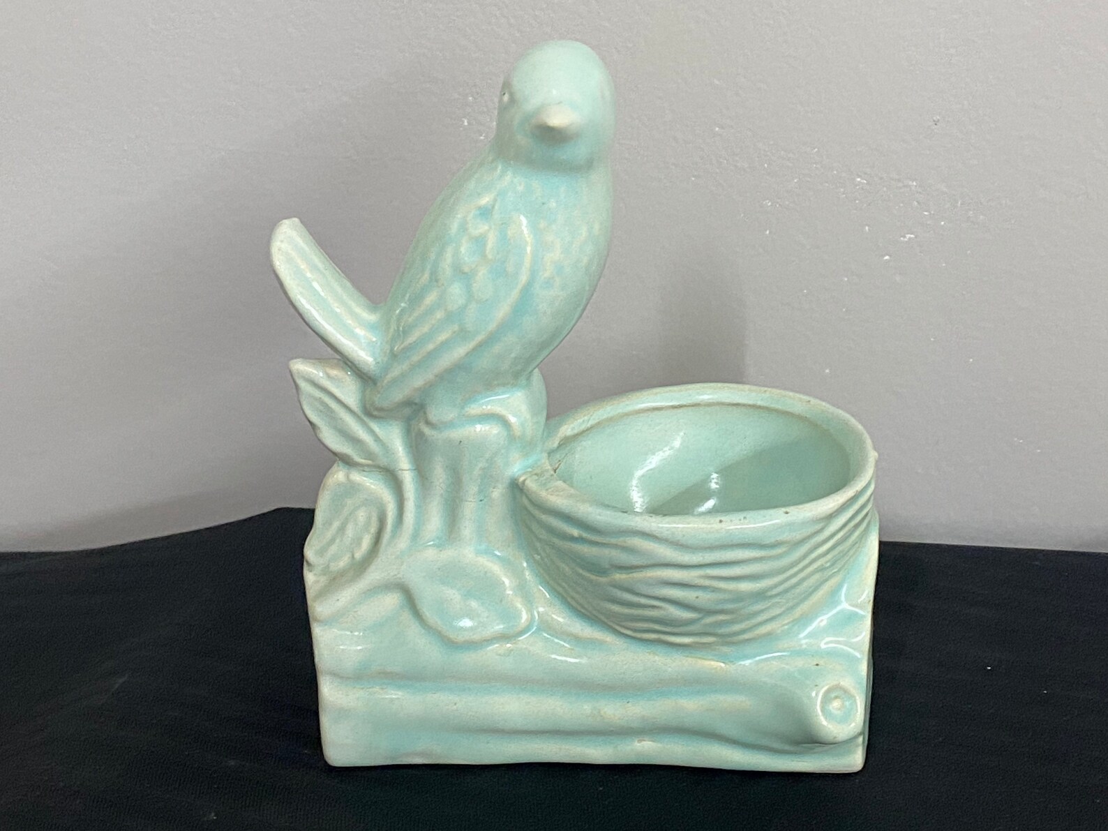 Vintage Pottery Bird en Nest Planter Pottery Bird Indoor Etsy