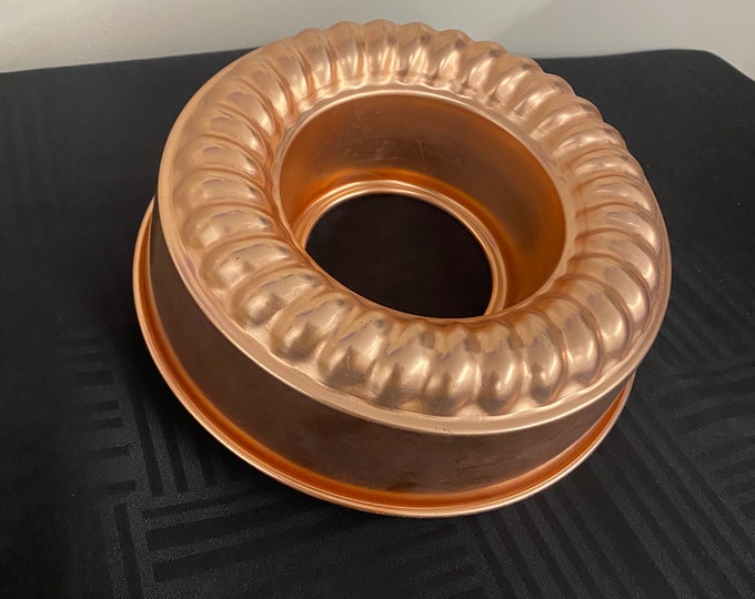 Vintage Mirro Copper Metal Ring Mold / Jello Jello Ring Mold / Metal Gelatin Ring Mold Etsy