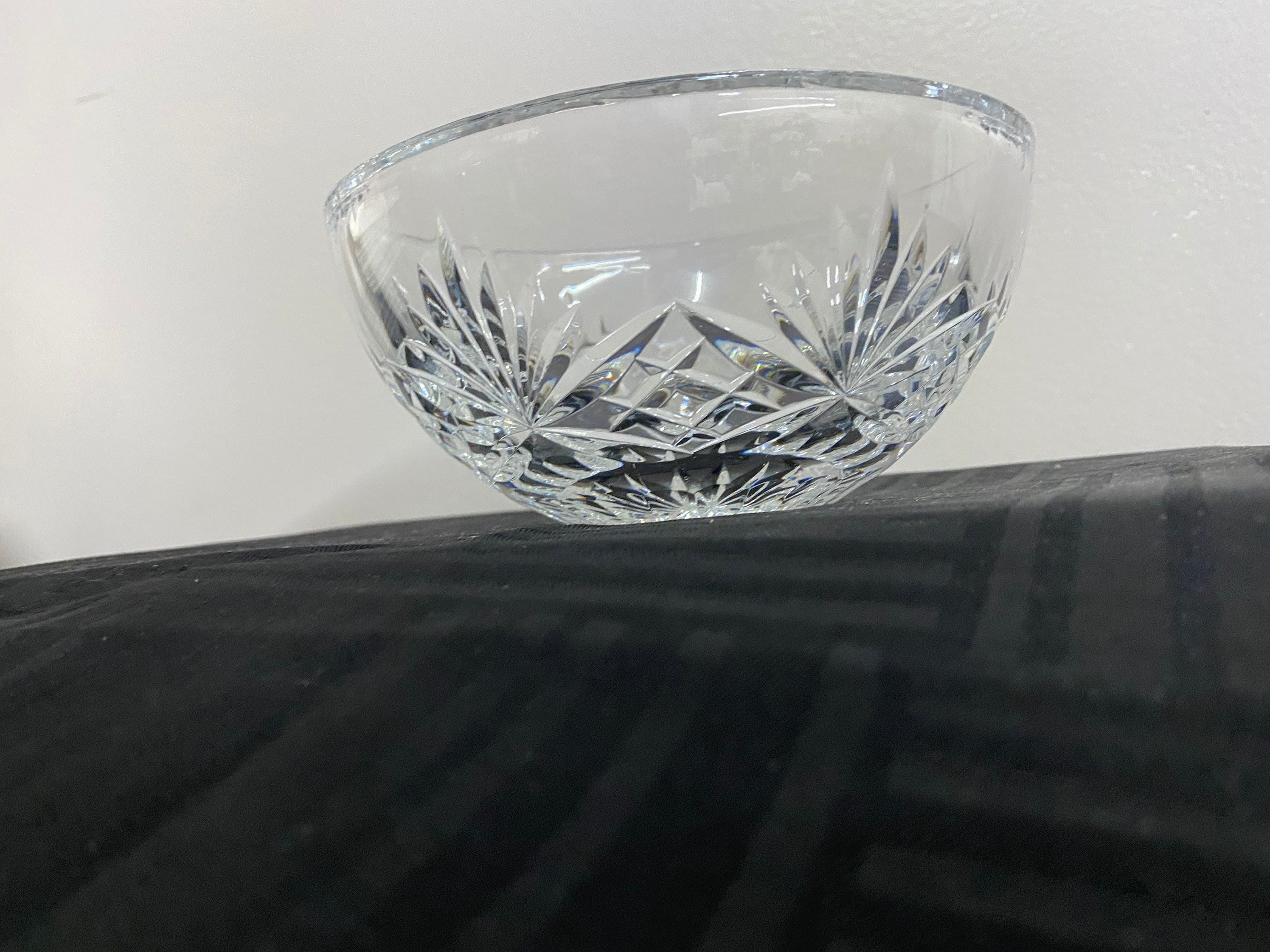 Rogaska Lead Crystal Bowl Richmond Pattern Etsy