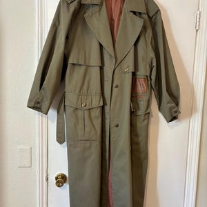 80s Trench Coat - Etsy
