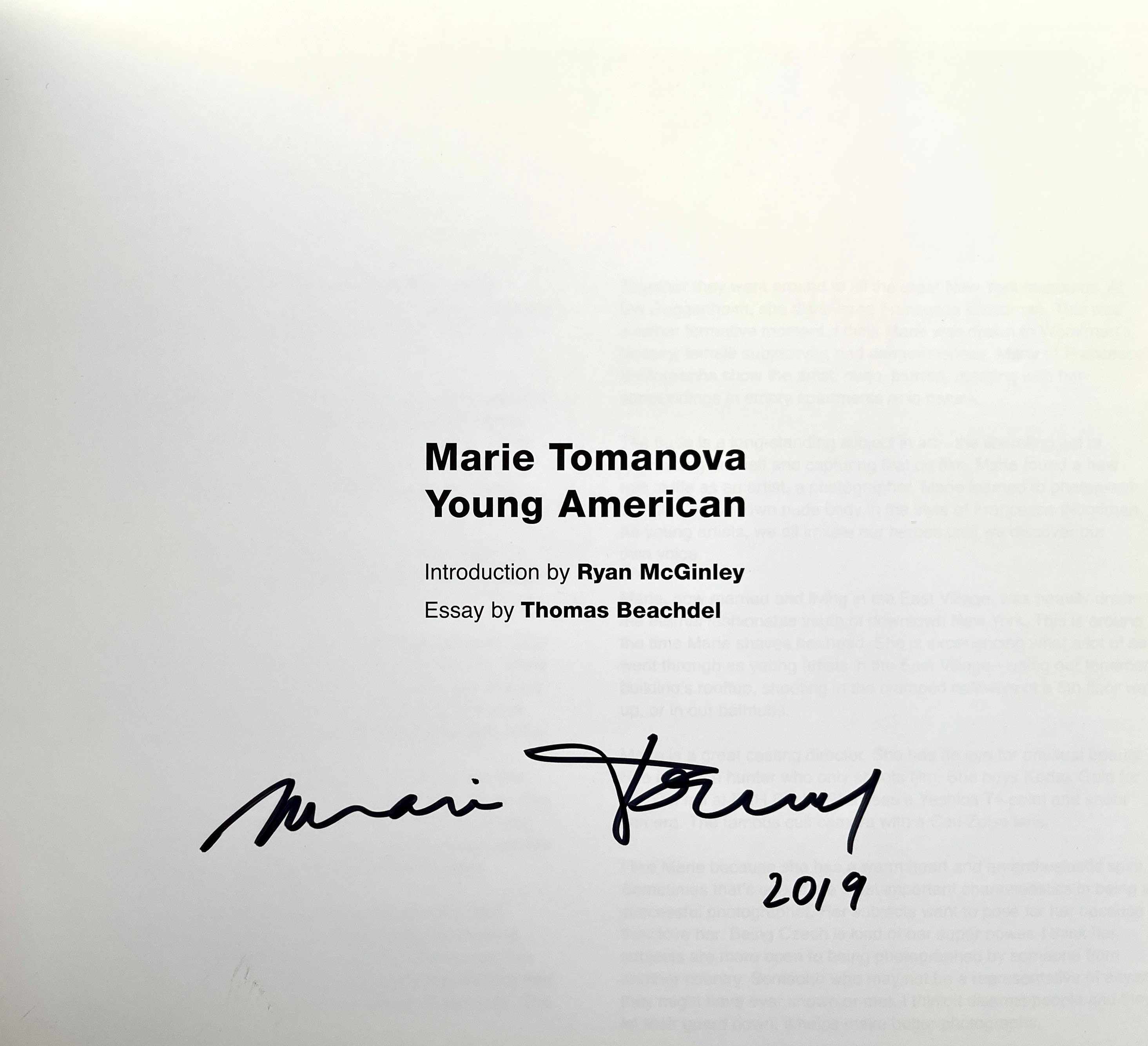Marie Tomanova: “young American” [rare/scarce/out of Print Marie Tomanova: “young American” [rare/scarce/out of Print