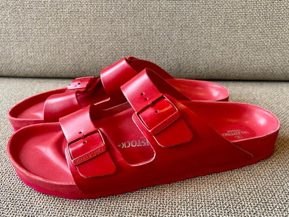 Valentino red best sale birkenstocks