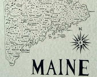 Maine map
