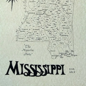 Mississippi map