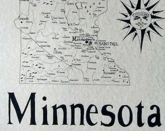 Minnesota map