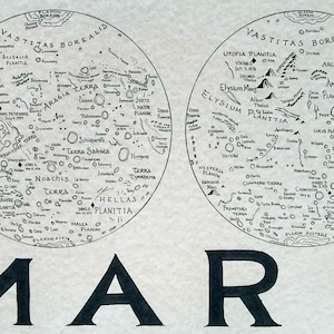 Mars map