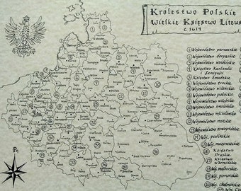 Polish-Lithuanian Commonwealth map