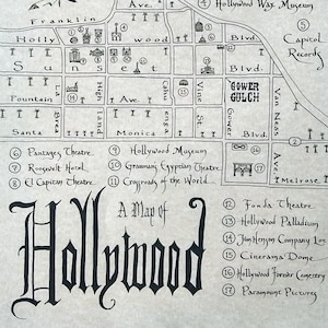 Hollywood Map