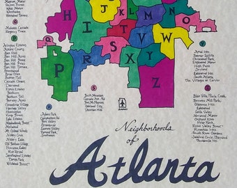 Atlanta neighborhoods map