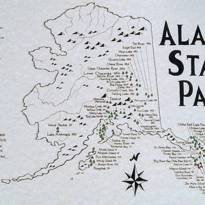 Alaska State Parks map