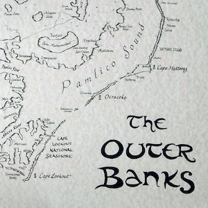 Outer Banks map 11x17