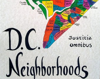 D.C. neighborhoods map