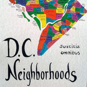 D.C. neighborhoods map
