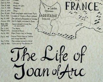 Joan of Arc map