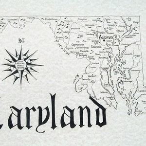 Maryland map