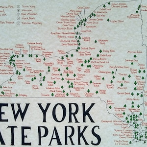 New York state parks map