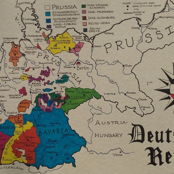 German Empire map