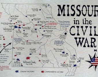 Missouri Civil War map
