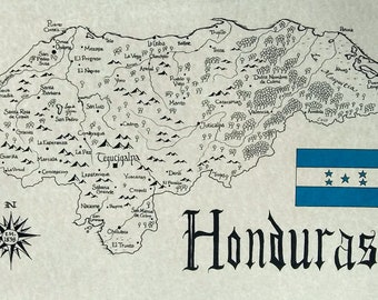 Honduras Map