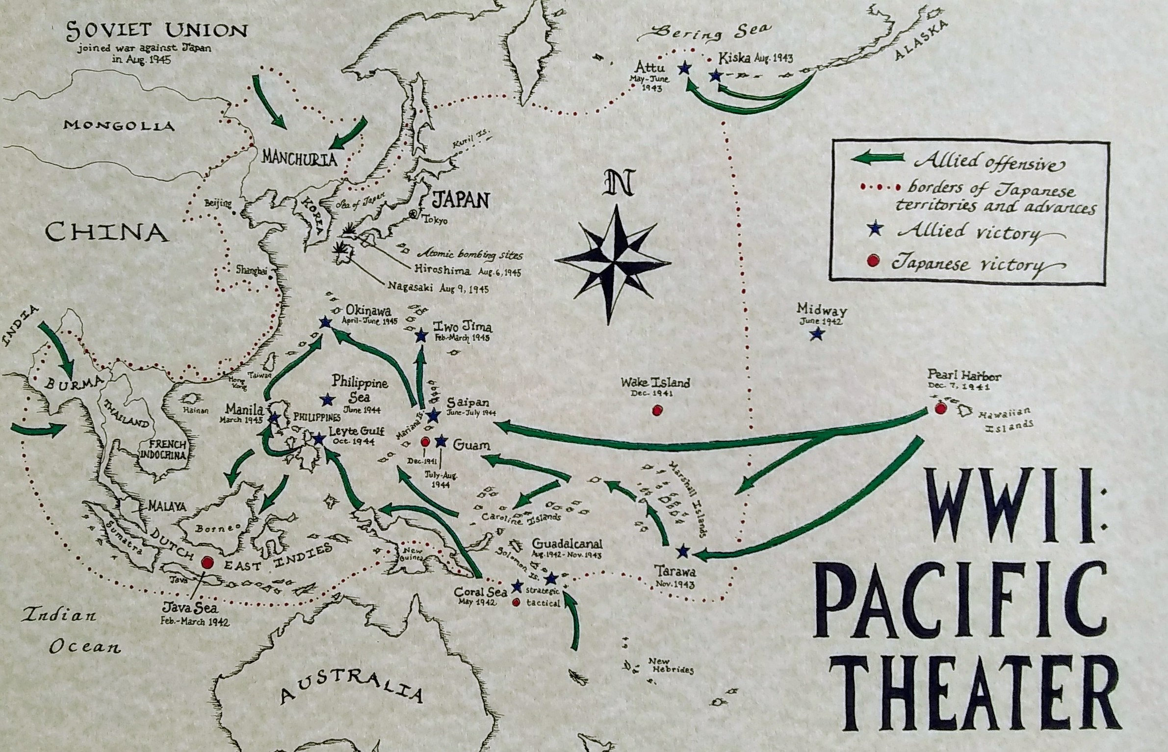 Printable Blank Map Of Pacific Theater Ww2