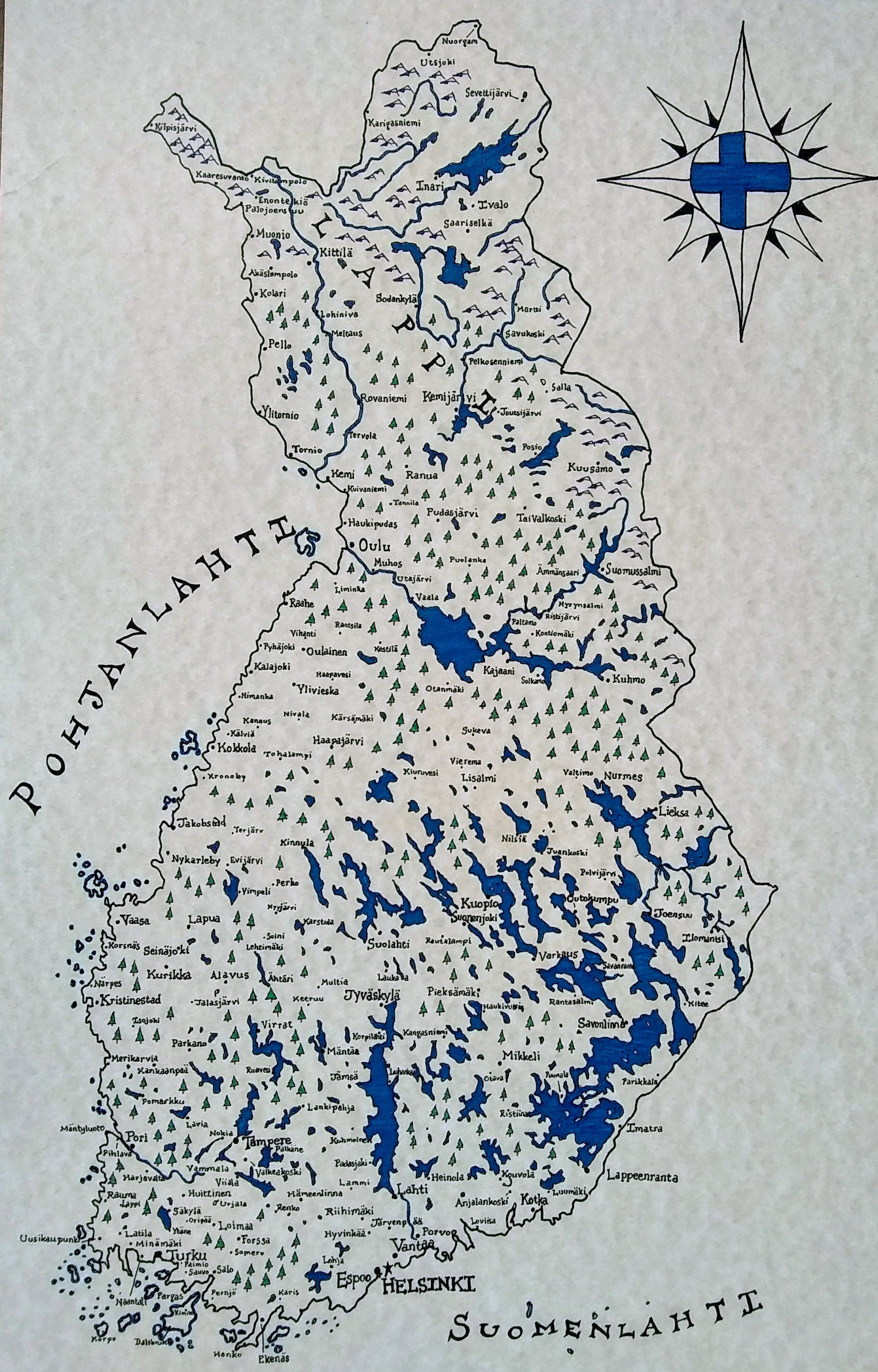 Finland map