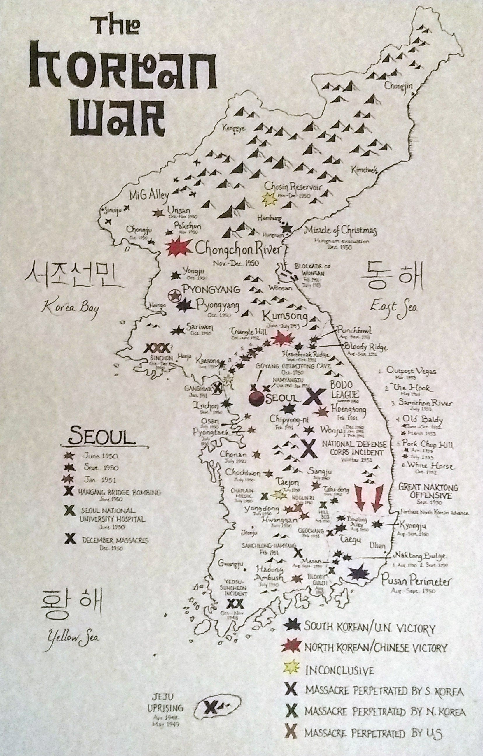 Korean War Map