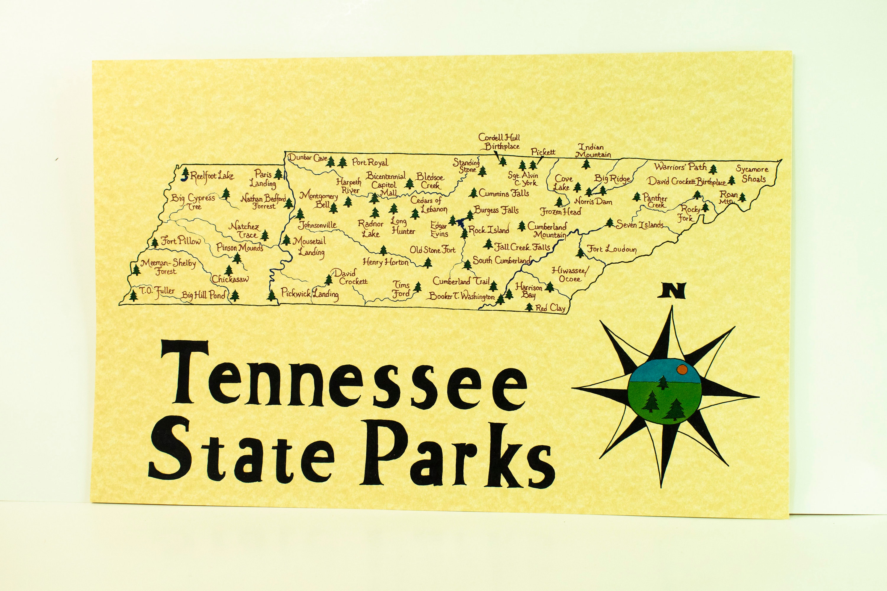 tennessee map