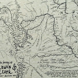 Lewis and Clark map