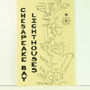 Chesapeake Bay lighthouses map