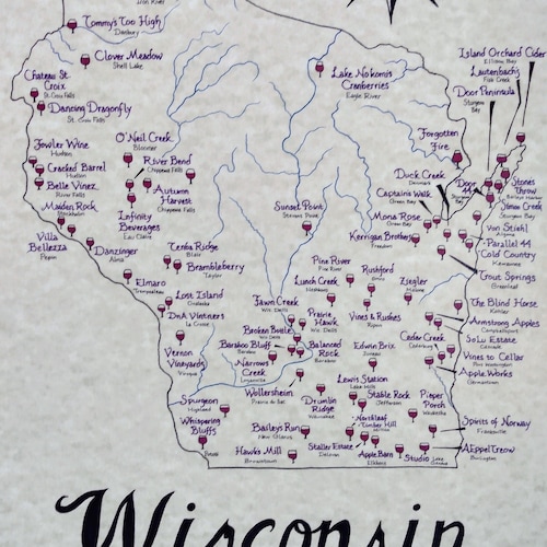 Wisconsin Wineries Map Etsy - Il 500x500.3508437767 Blbm