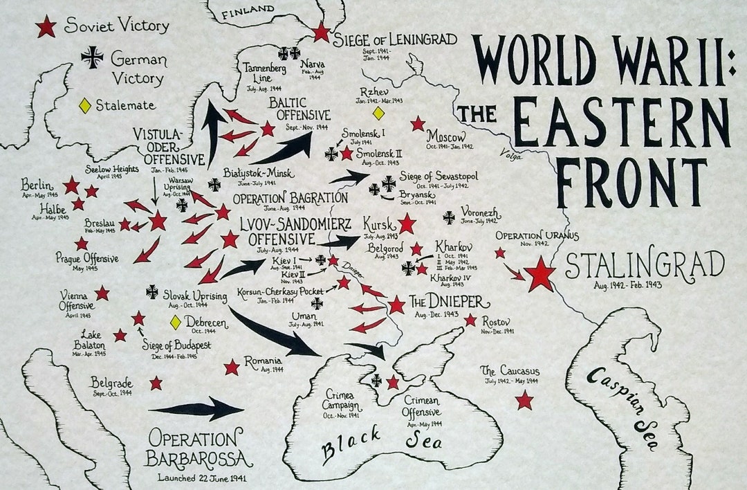 battle of stalingrad ww2 map