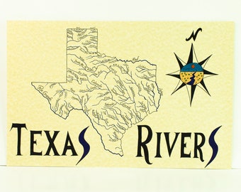 Texas rivers map