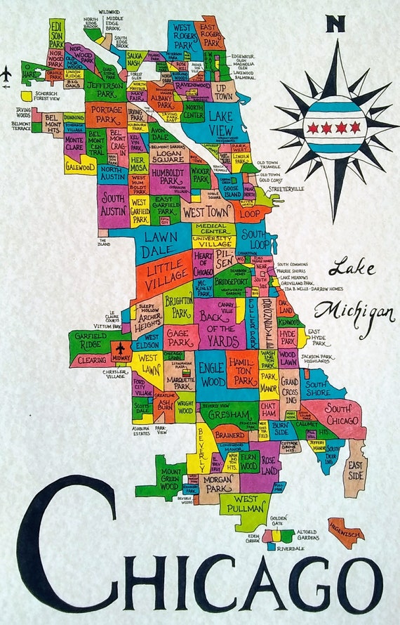 Printable Chicago Neighborhood Map Printable Map Of T - vrogue.co