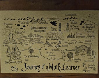 Math learner map 11x17